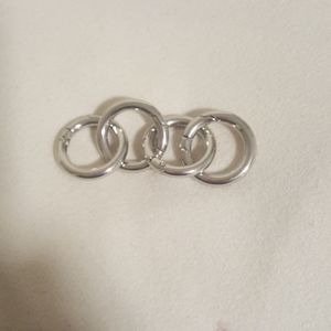 Miche silver 1" carabineers set of 4